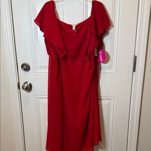Krazy Kat Cocktail Red Women's Dress
